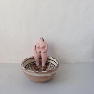 Naked Lady Figurines Body Positivity Gifts Feminist Gift Free The Nipple Unique Gift Clay Figurine Female Empowerment Gift image 7