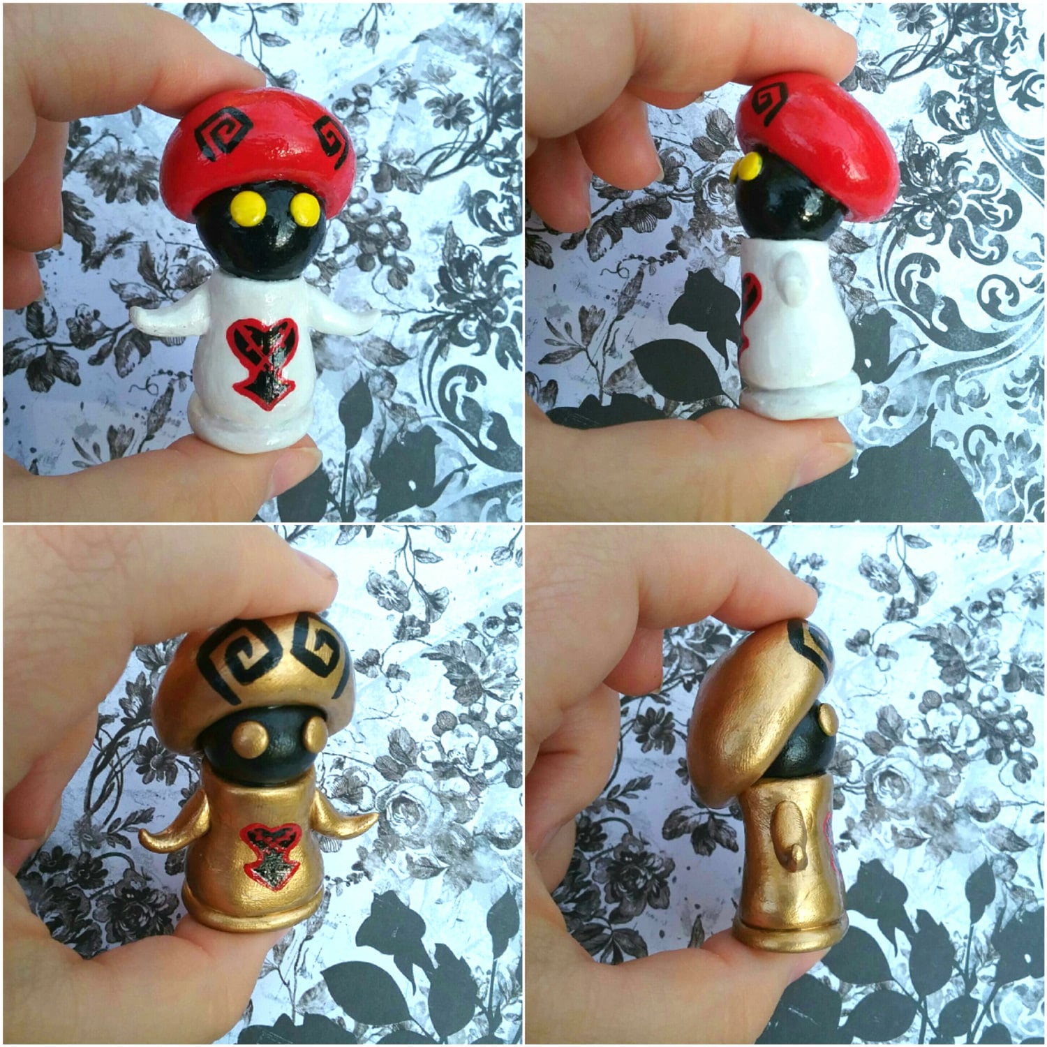 Kingdom Hearts Mushroom Heartless Figures. Rare Etsy