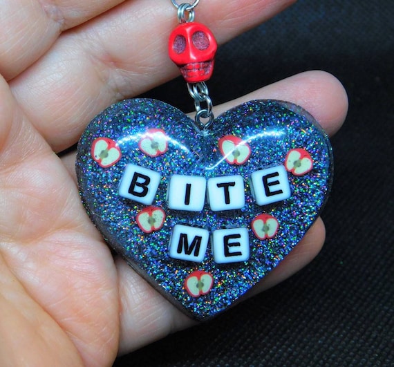 Anti-Conversation Heart/ Bite Me