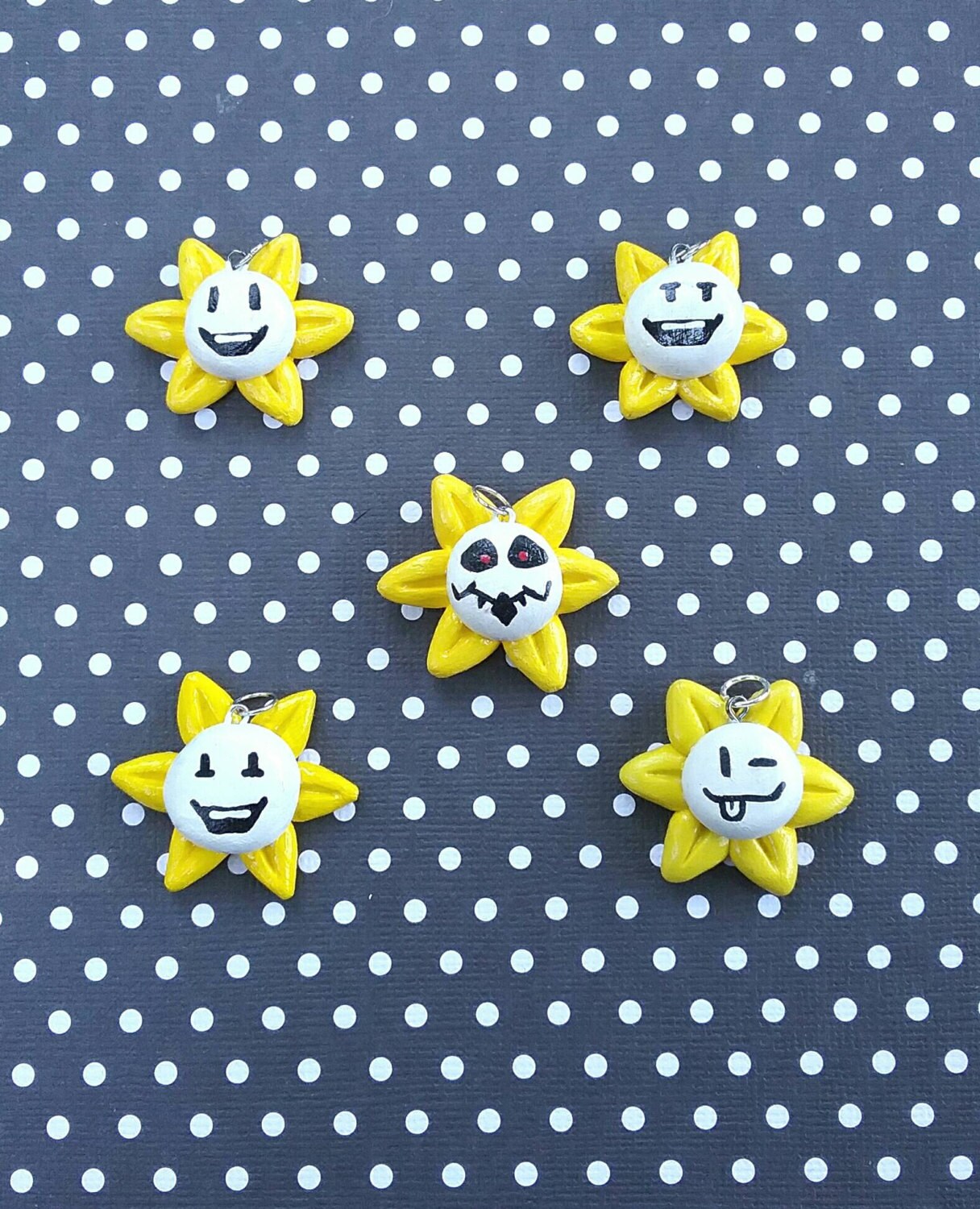 Flowey The Flower Charms Undertale Character Charms Etsy