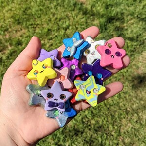 Pocket Wishing Stars Star Buddies To Wish On Parody Pokemon Etsy