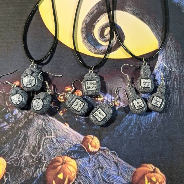 Polymer Clay nbc Inspired-SpookyJars Jewelry & Sets