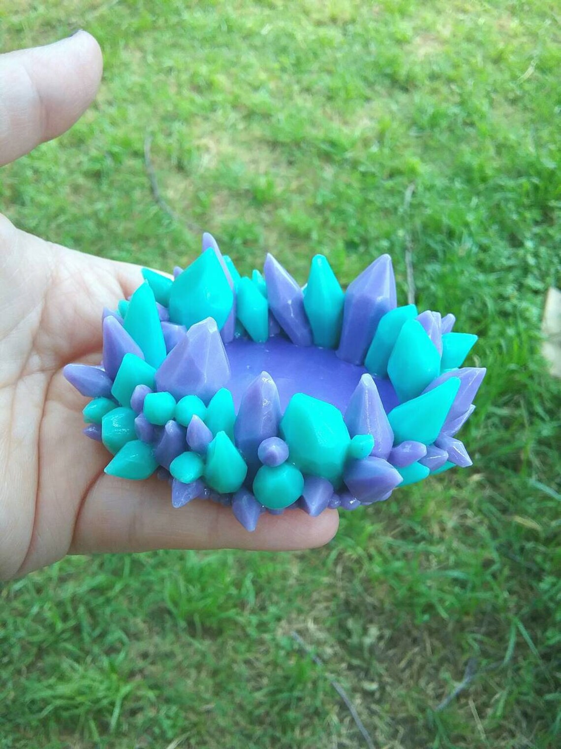 Crystal Holder/ Figurine Stand/ Jewelry Holder/ Candle Holder Etsy