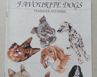 Dog Breed Iron On Embroidery Transfers - Webster Craft Book