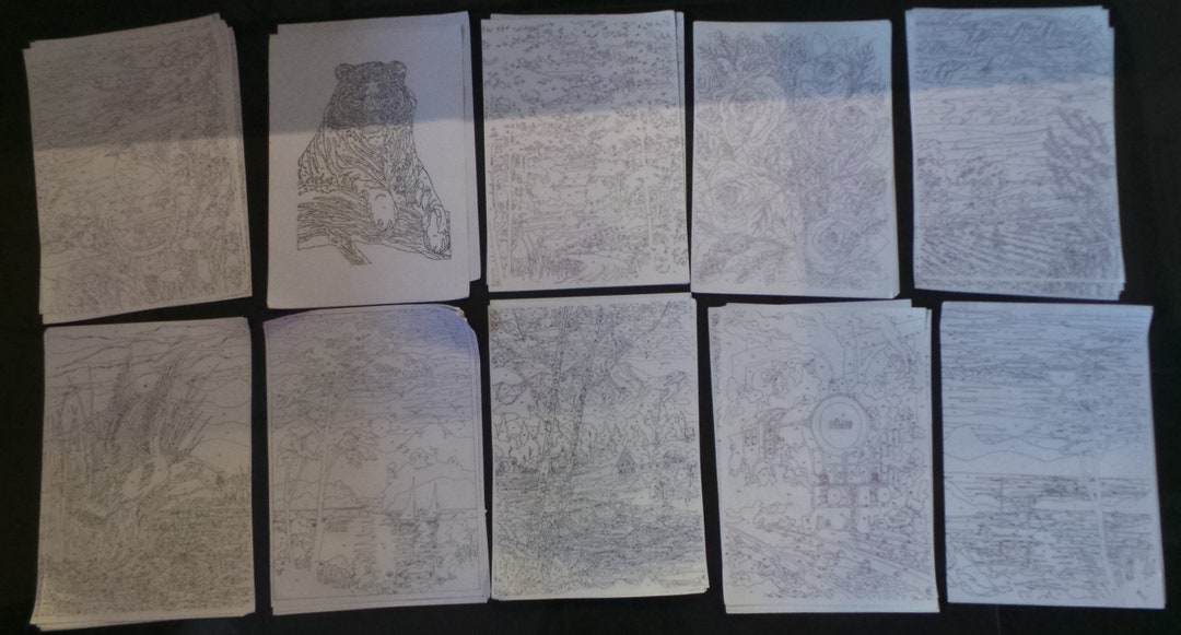 ster Craft A3 Iron 0n Embroidery Transfers Wood Burning Etsy