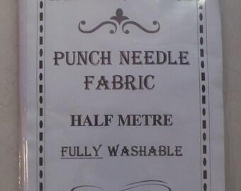 Webster Craft Twill Fabric: Punch Needle Material (Half Meter)