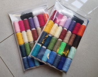 Punch Needle Embroidery Yarn: 60-Color Acrylic Pack, Machine Washable