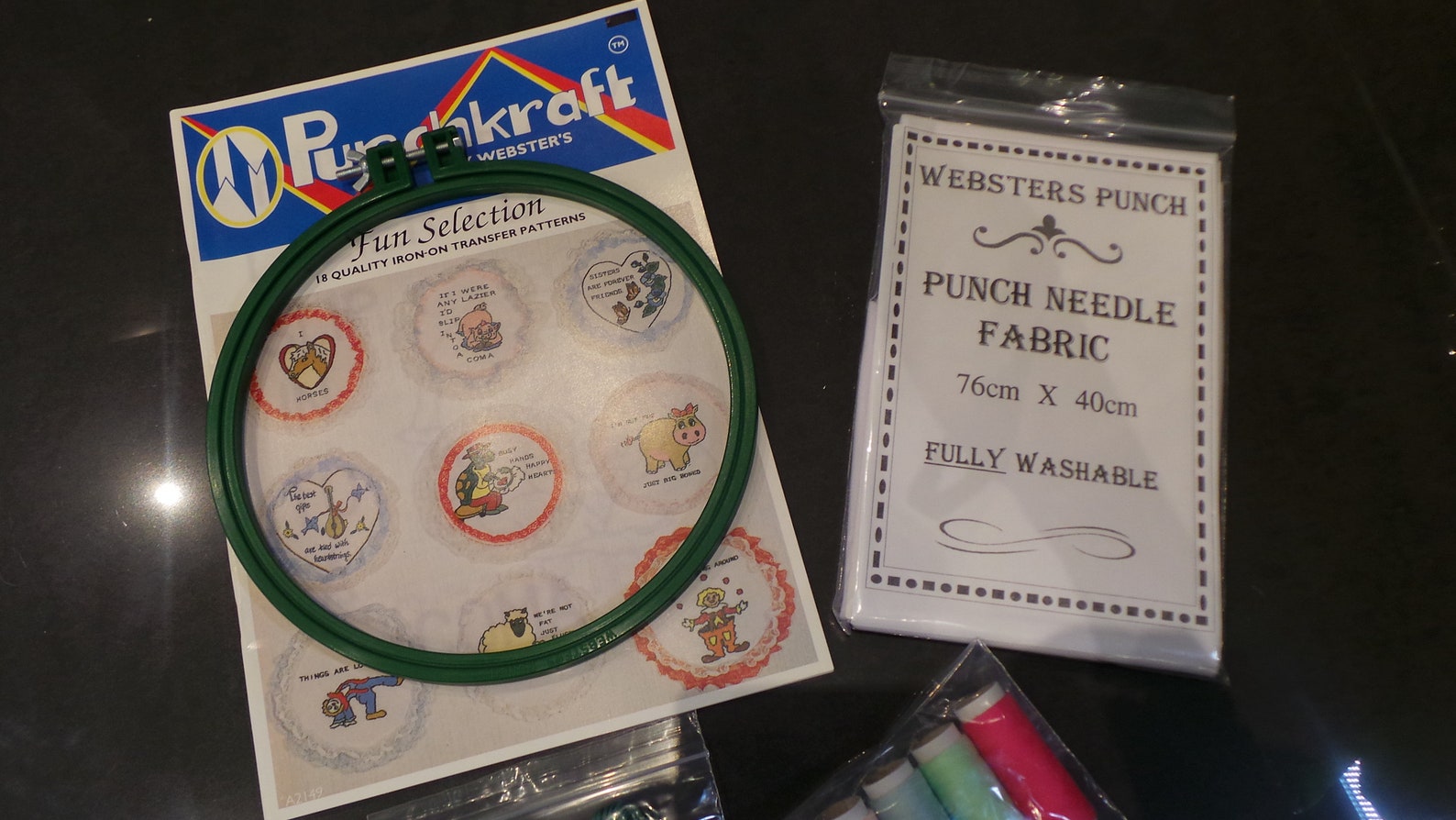 Punch Needle Starter Kit With 3 Interchangeable Needles by Etsy UK