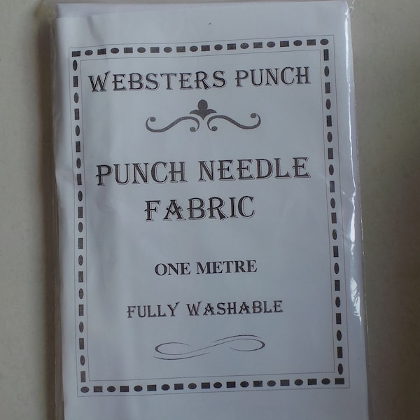 Webster Craft Punch Needle Quality Classic Twill Fabric Size 100cm x 100cm a huge 1 meter