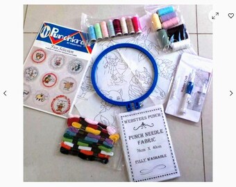 Webster Craft Punch Needle Starter Kit: 3 Interchangeable Needles