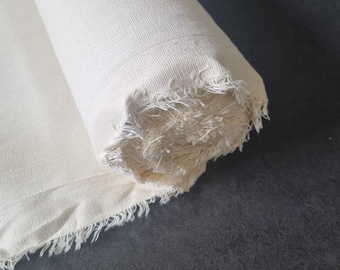 Linen Cotton Weavers Cloth: Punch Needle Embroidery Fabric (75x56cm)