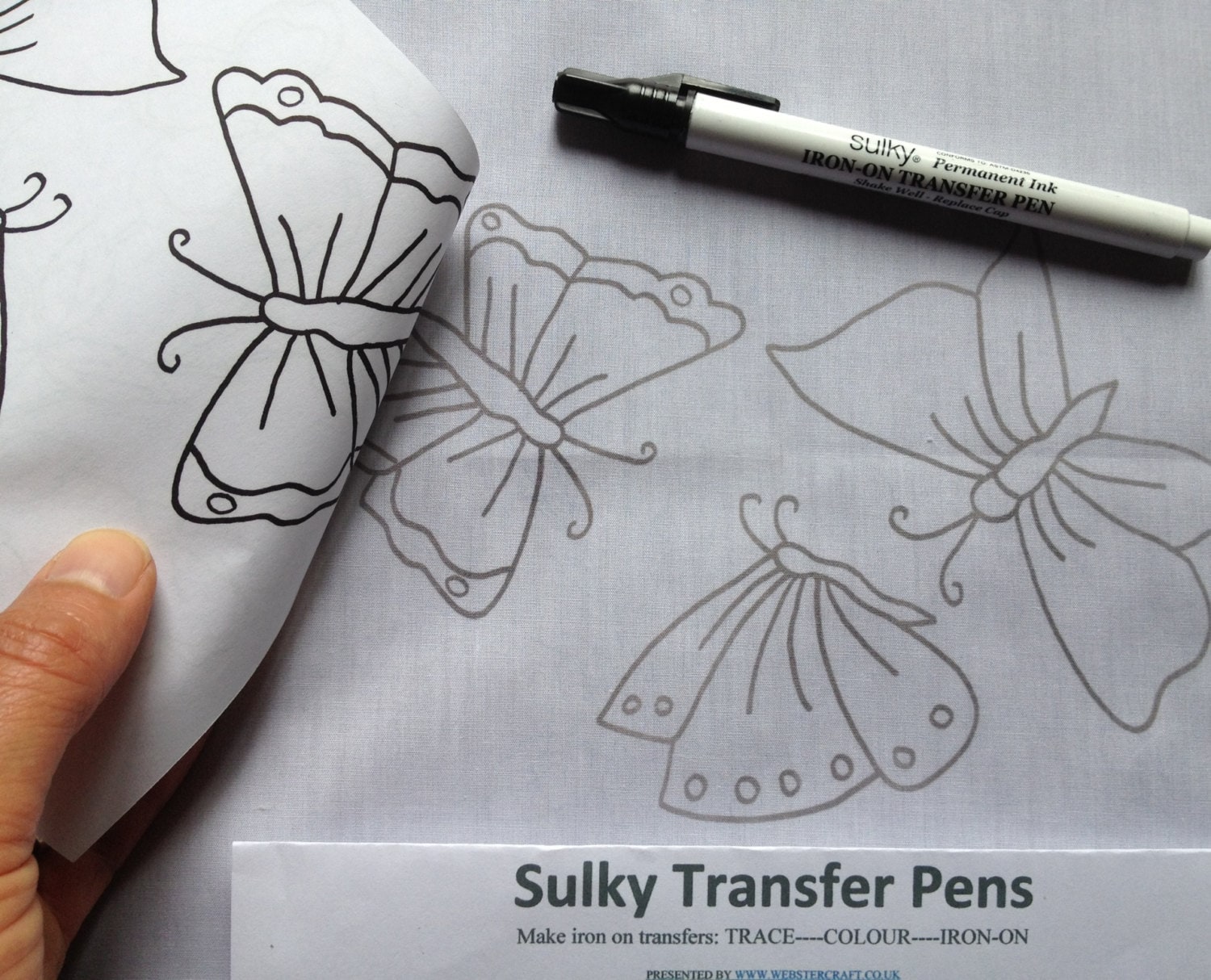 Sulky Iron on Transfer Pen Black
