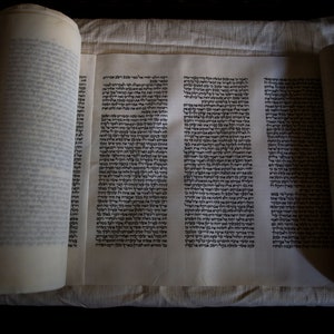 Sefer Torah Scroll from Jerusalem, Israel (Custom-made, Sephardic)