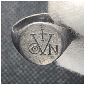 Medieval bishop silver ring, medieval ring, ancient ring, signet ring, cross ring, old ring, antique ring,personal ring,silver ring,ring