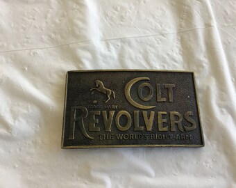 colt revolvers belt buckle tiffany