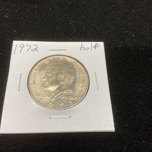 1972 Kennedy Half Dollar coin no. 11597