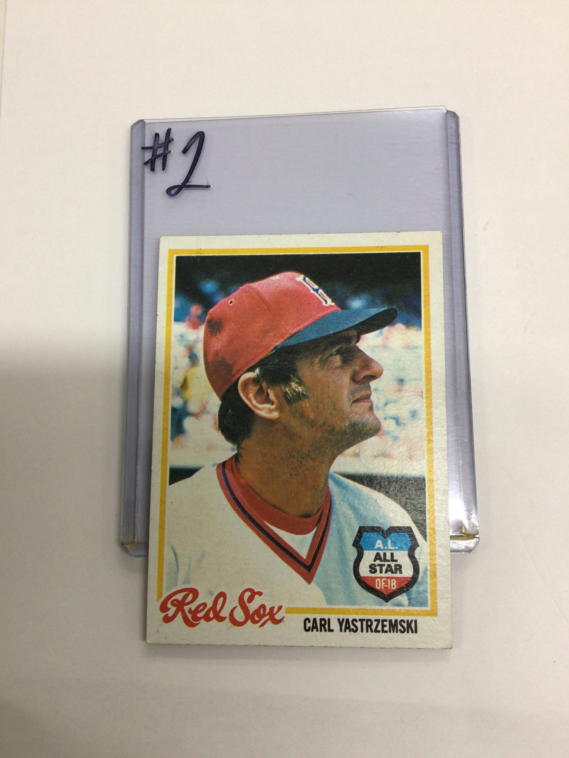 Original Vintage 1978 Topps Baseball Carl Yastrzemski, Card No. 40