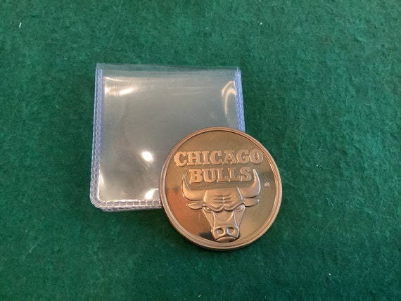 Chicago Bulls Copper-colored Token - Six-time NBA Champions - 1991
