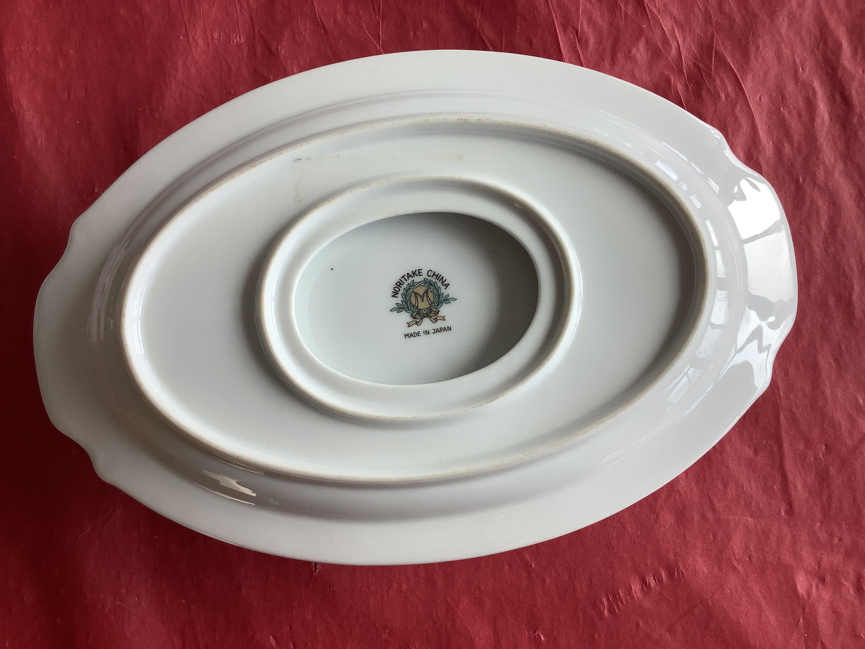 Noritake Discontinued Pattern N1 - White Dogwood Blossoms-green