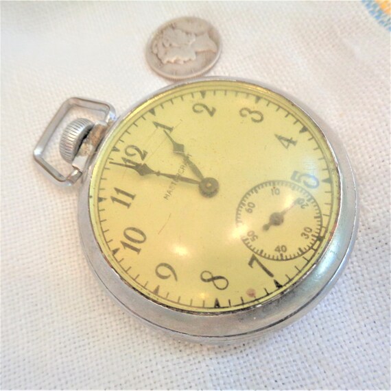 Antique/Vintage E. Ingraham Company Pocket Watch … - image 5