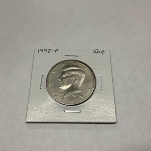 1992-P Kennedy Half Dollar coin # 14027
