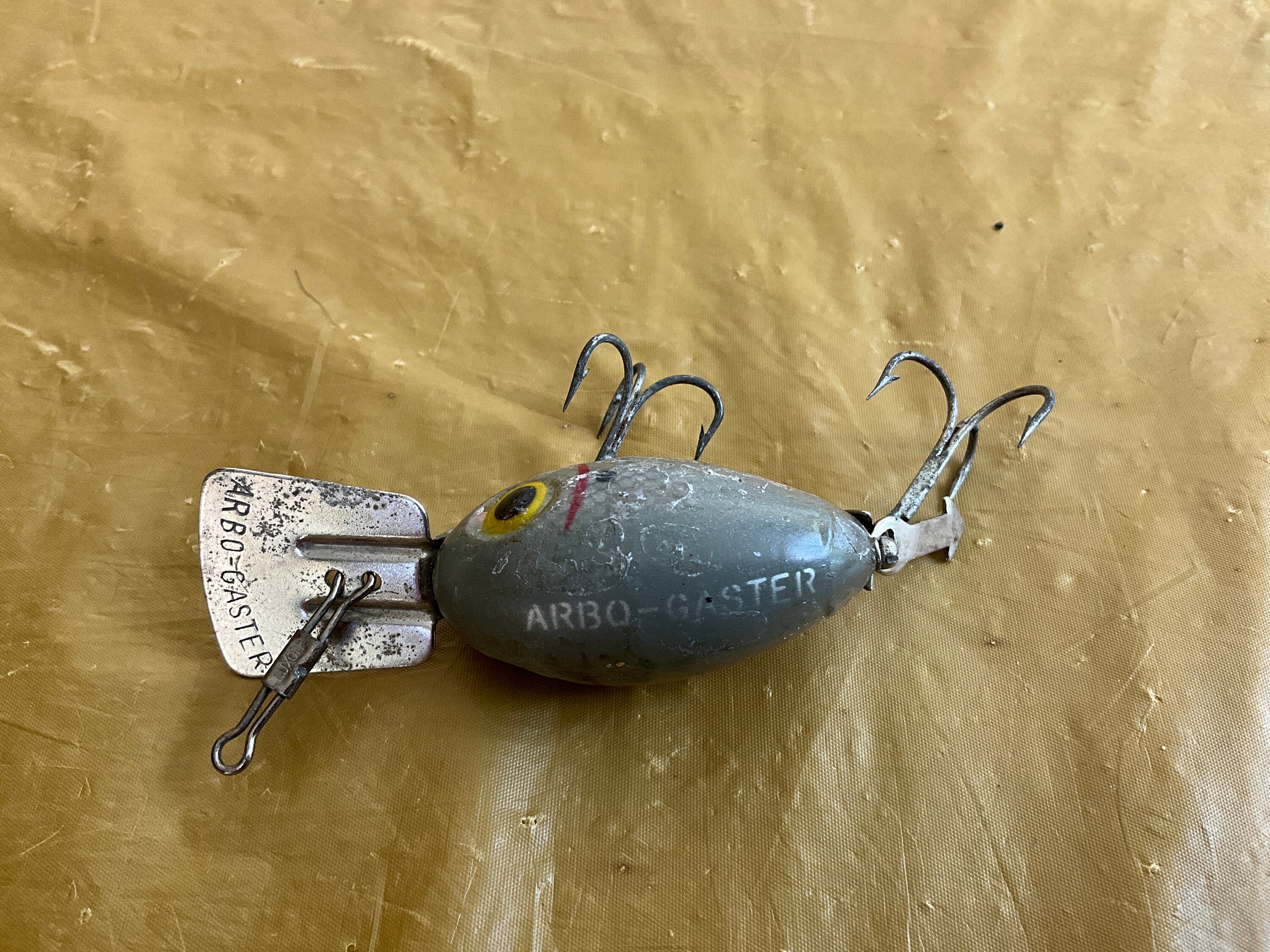 Vintage Arbogast Doctor (22953) – Cuillère De Pêche Ancienne, état D'origine