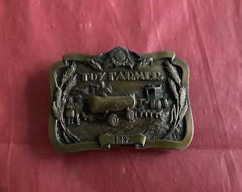 farming belt buckles