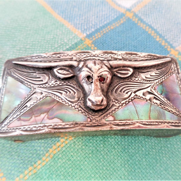 sterling belt buckle