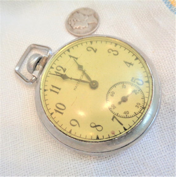 Antique/Vintage E. Ingraham Company Pocket Watch … - image 3