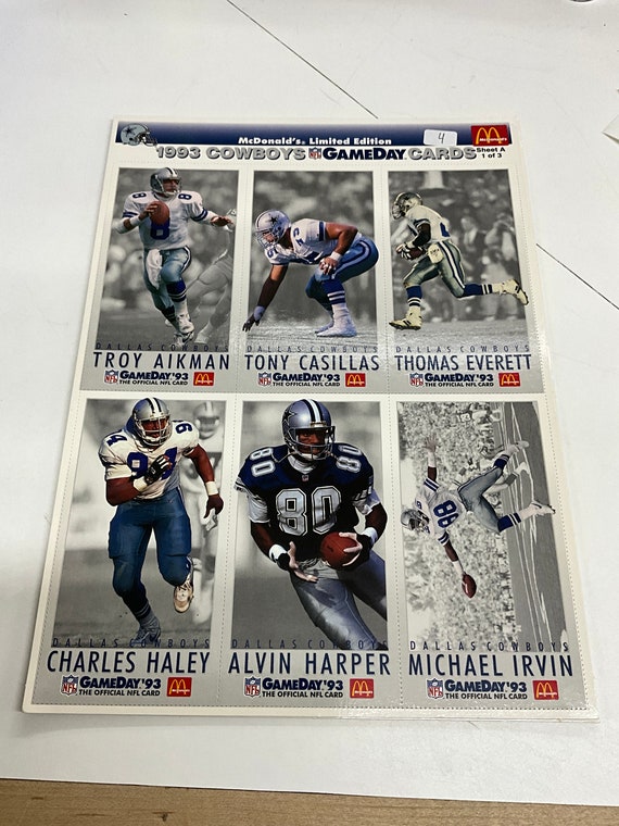 mcdonald's limited edition 1993 gameday cards Amazon.com: 1993 GameDay 93 Chiefs Team McDonald's McDonalds Football Card  Complete Set Uncut Sheet 1 2 3 A B C Joe Montana Derrick Thomas Game Day  NFL : Collectibles & Fine Art main image 0