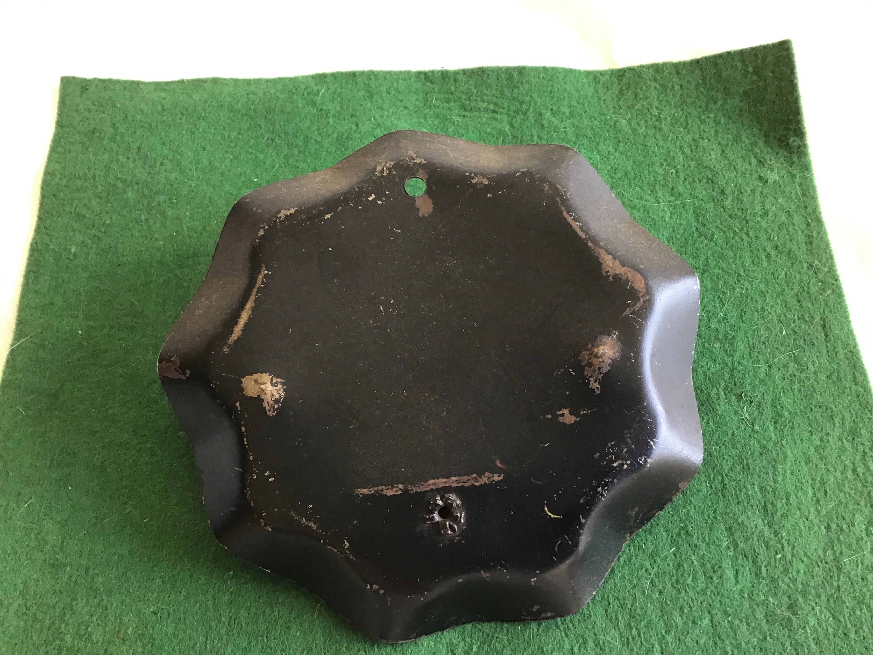 Cast Iron Match Stick Holder Affixed To 4.75D Circular Wall Etsy