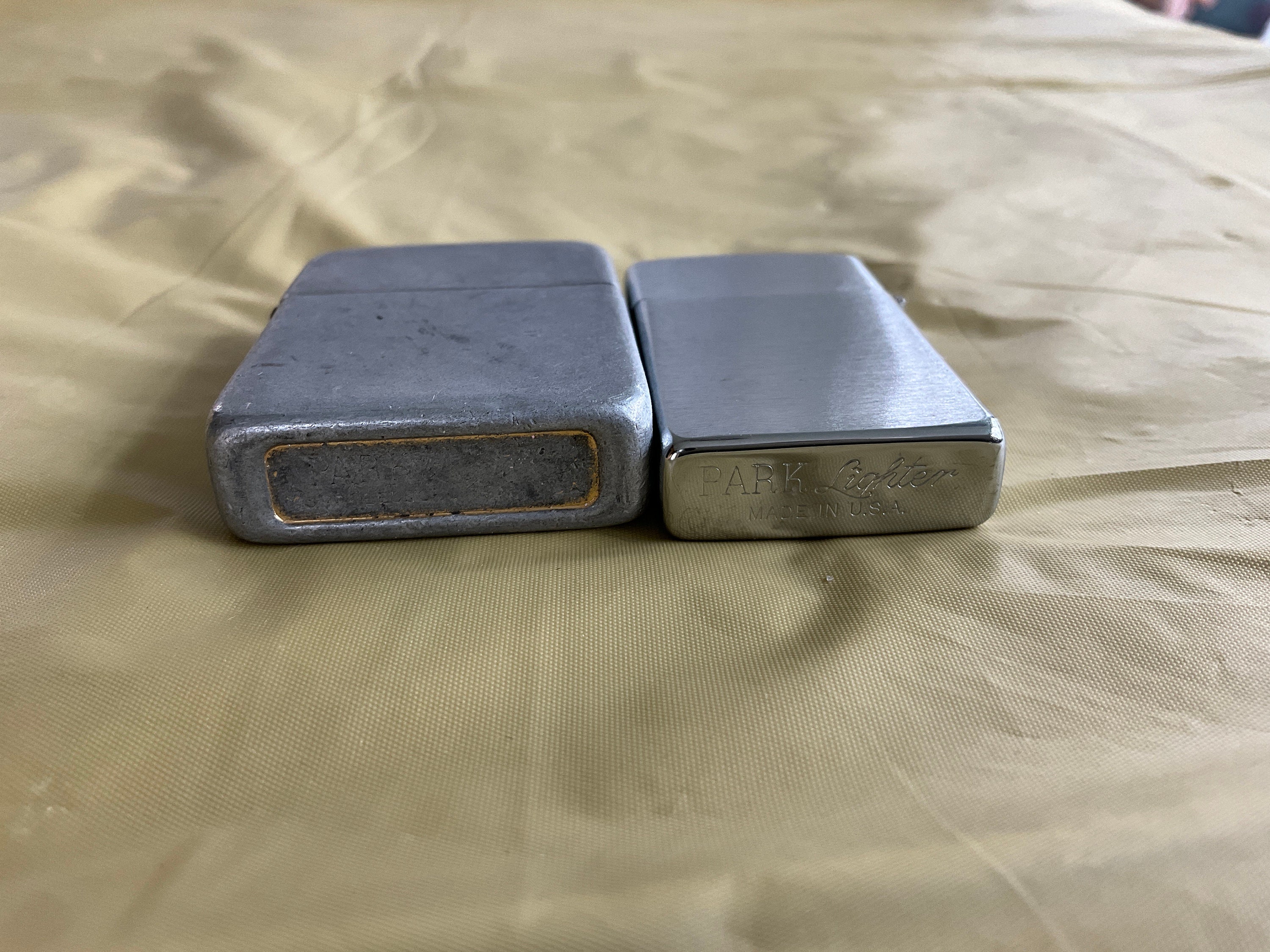 大量！50s 60s PARK LIGHTER他… アドバタイジング ライター Pair - Park Lighters - Made in USA - One Lighter is Well-used