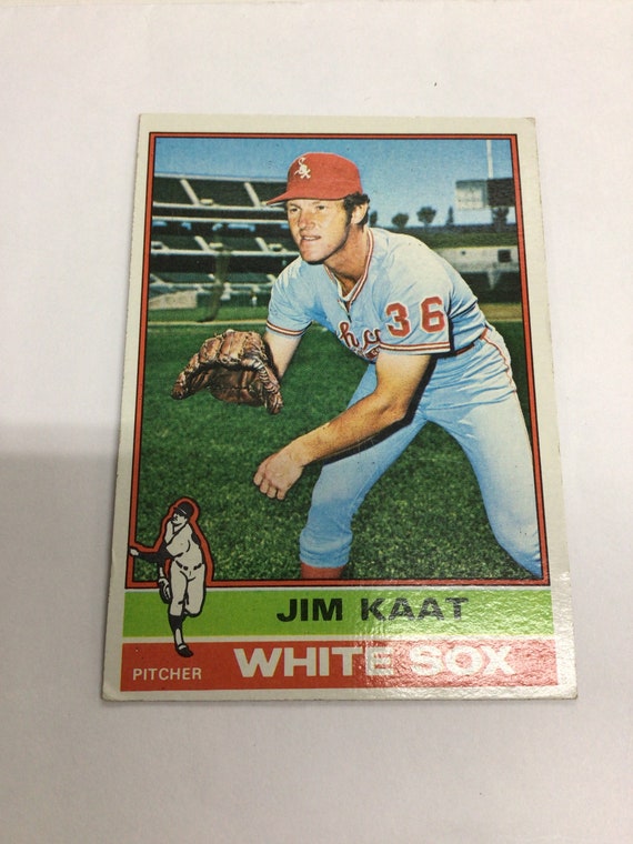 1976 Topps Baseball Jim Kaat Chicago White Sox Card No. 80 