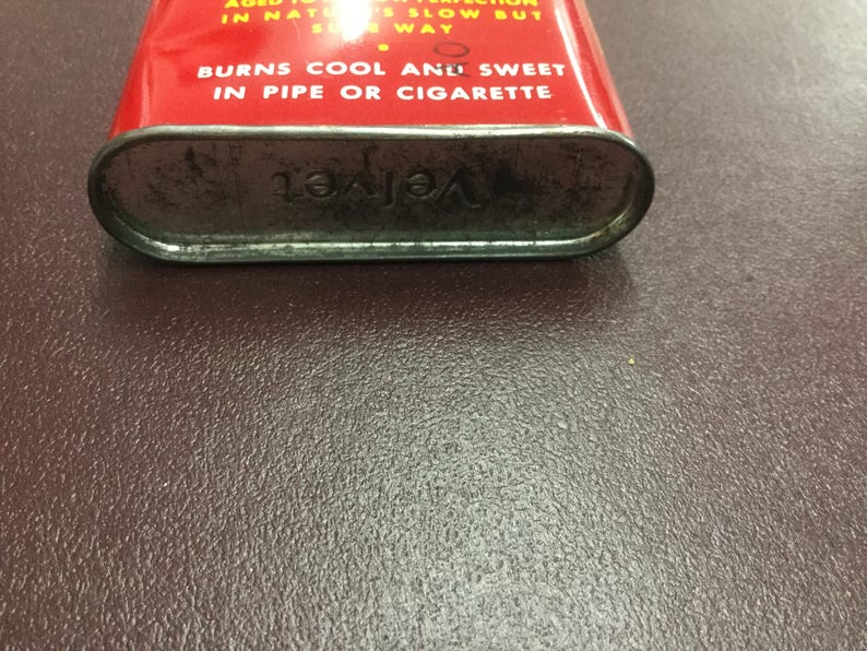 1950 Vintage Pipe&cigarette Tobacco Tin in Great Shap Etsy