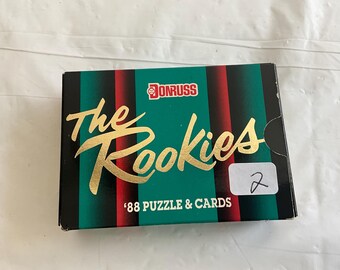 1988 Donruss Factory-Sealed Flip-Top Box of 56 Baseball Cards - “The Rookies” - Also Incl 15 Piece Stan Musial Puzzle - Box No 2