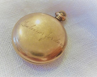 Antique 1898 10K Gold Filled New England Cavour Ladies  display picture 3