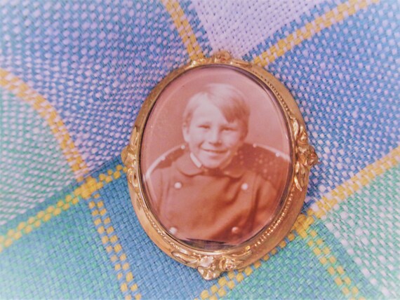 Antique Victorian Gold Filled Photo/Portrait/Pict… - image 7