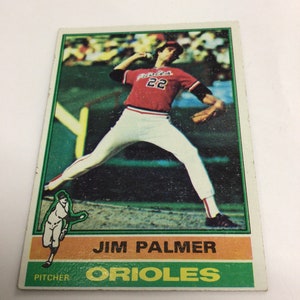 Original Vintage 1976 Topps Baseball, Jim Palmer, Card No. 450, Baltimore Orioles