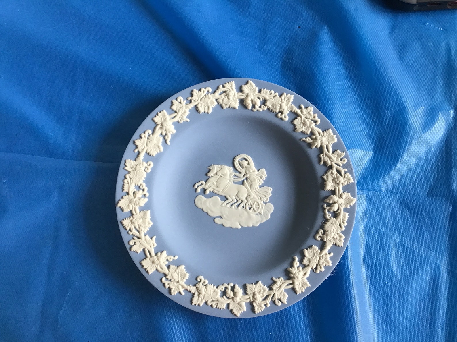 Classic Blue Wedgewood Made in England 43/8 Decorator Etsy