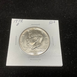 1972-D Kennedy Half Dollar coin no. 11599
