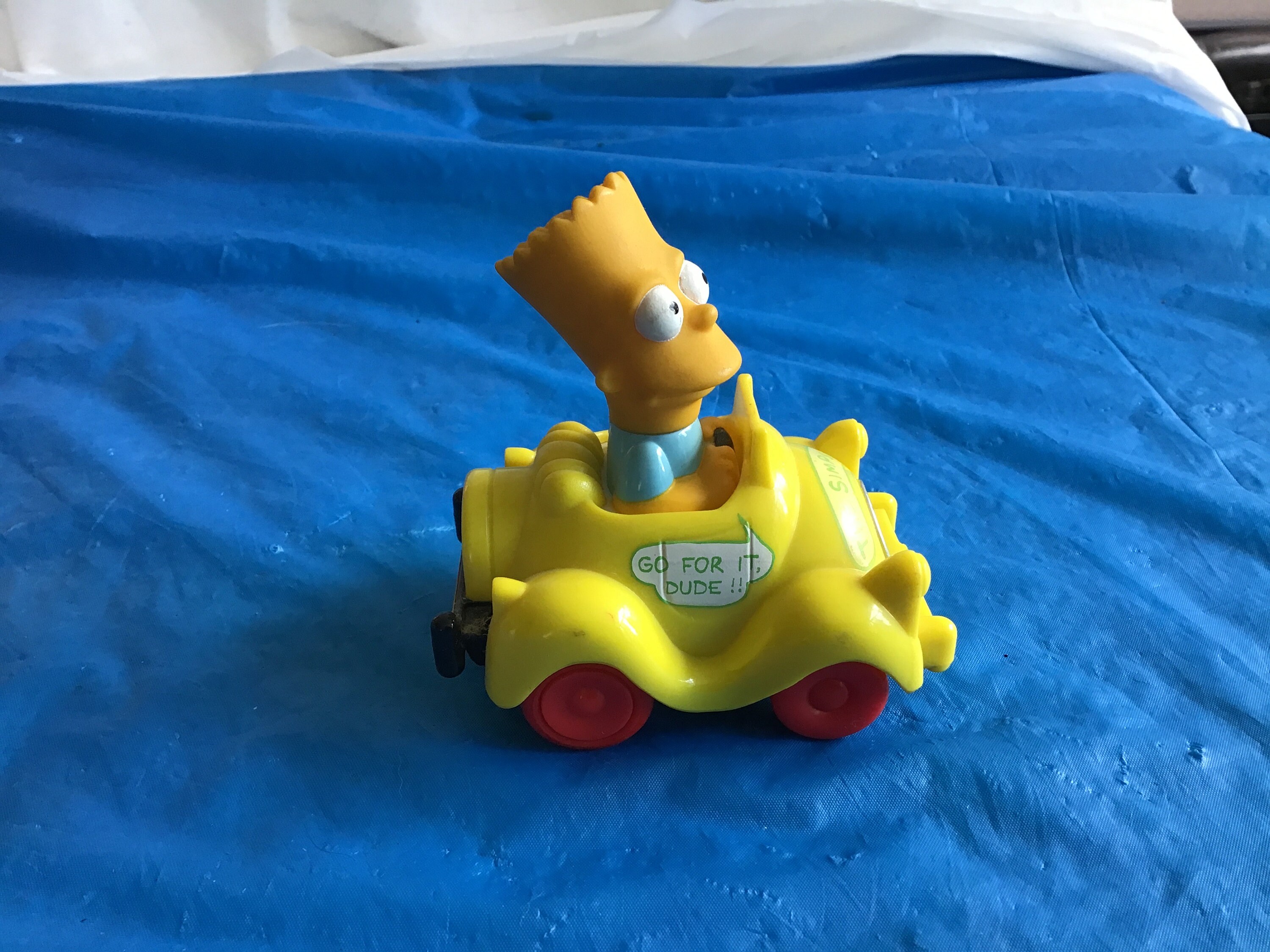 Bart Simpson Drives the Simpsons Family Car 3.75T X 3.5W X Etsy