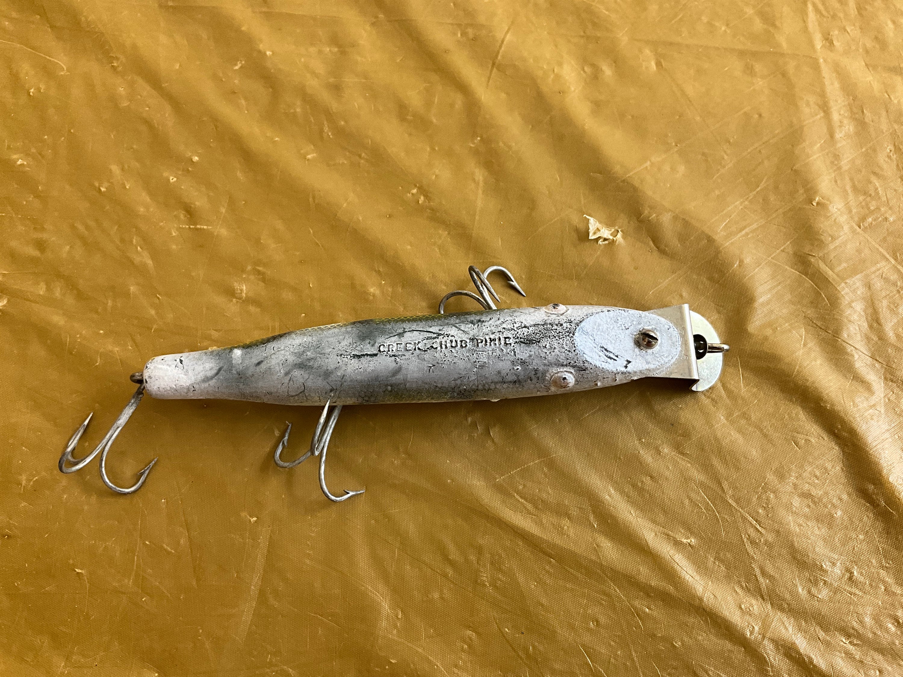 Creek Chub 2718 Baby Jointed Pikie Silver Flash Plastic EX