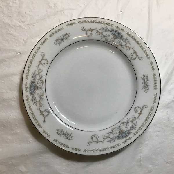 Circa 1980 - Now Discontinued Pattern “Diane” By Fine Porcelain China of Japan - 6-3/8” Diameter Bread and Butter Plate