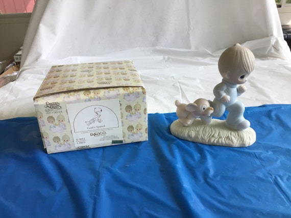 Enesco Precious Moments Porcelain Bisque 5.5”T X 4.75”W  display picture 3