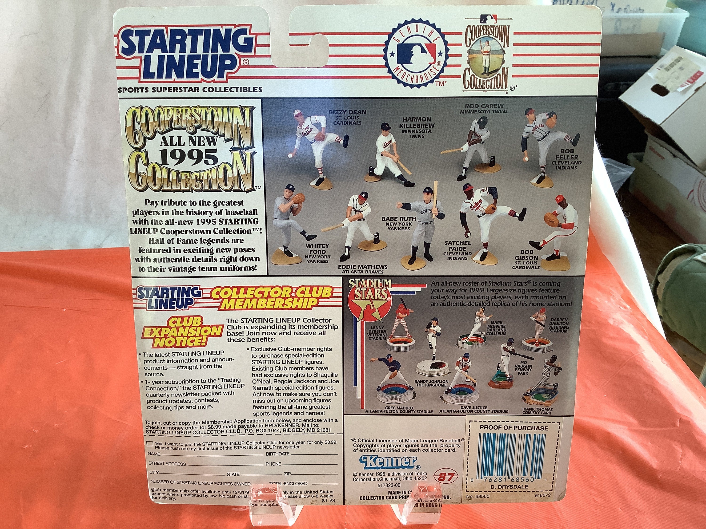 Starting Lineup - 1995 MLB Cooperstown Collection - Action Starting Lineup - 1995 MLB Cooperstown Collection - Action