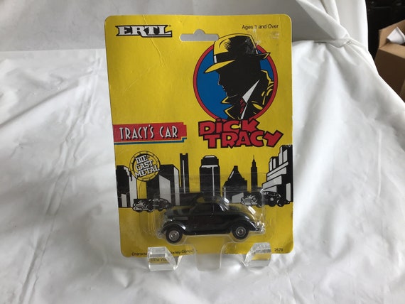 1990 - ERTL Die-cast Metal - Dick Tracy Car (tracy's Car) - New in