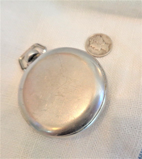 Antique/Vintage E. Ingraham Company Pocket Watch Runs… Gem