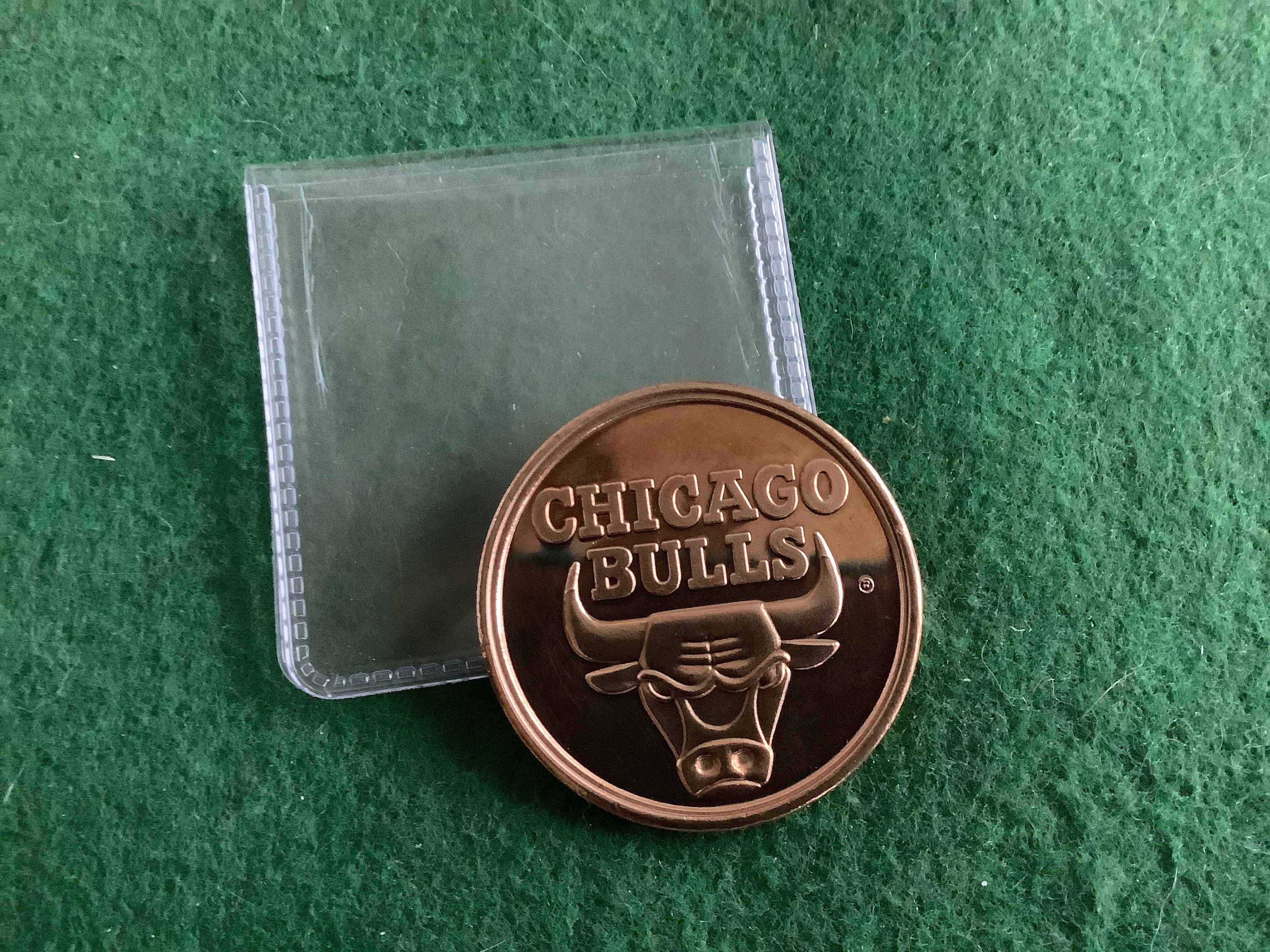 Chicago Bulls Copper-colored Token Third Consecutive NBA - Etsy Canada