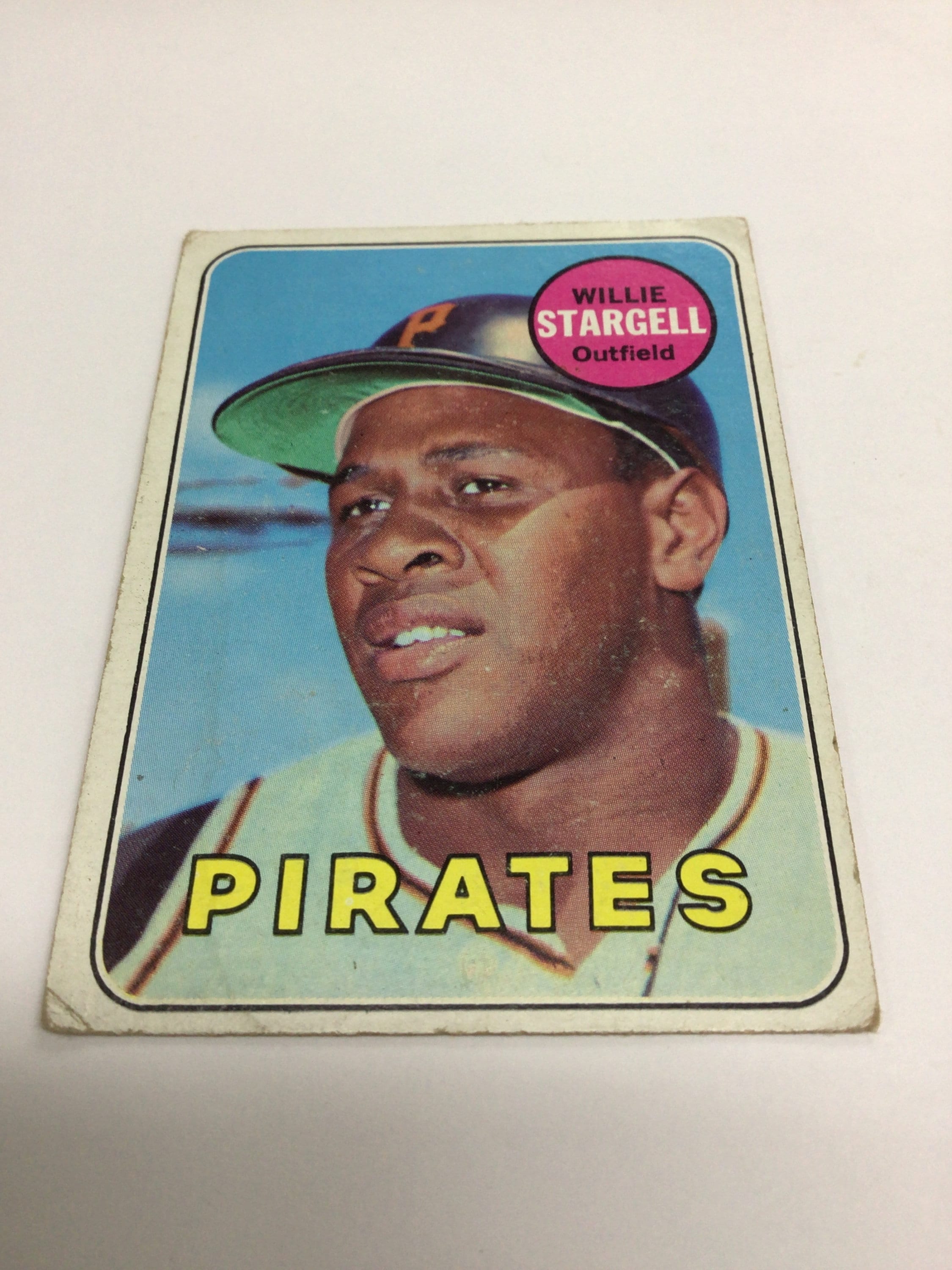Original Vintage 1969 Topps Baseball Willie Stargell, Card No. 545