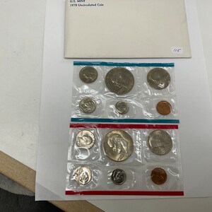 1978 Uncirculated United States Mint Set. No 115. From both Denver and Philadelphia mint
